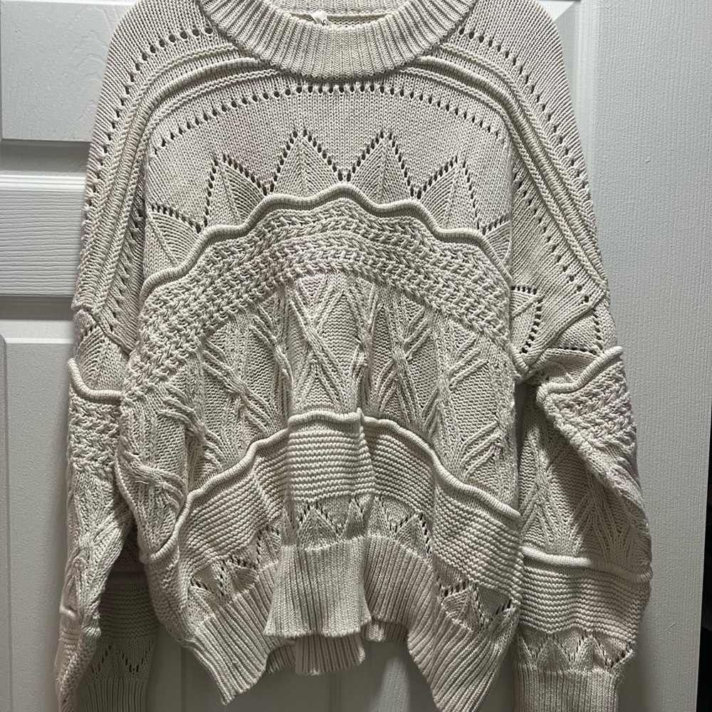 Cozy Cream Knit Sweater